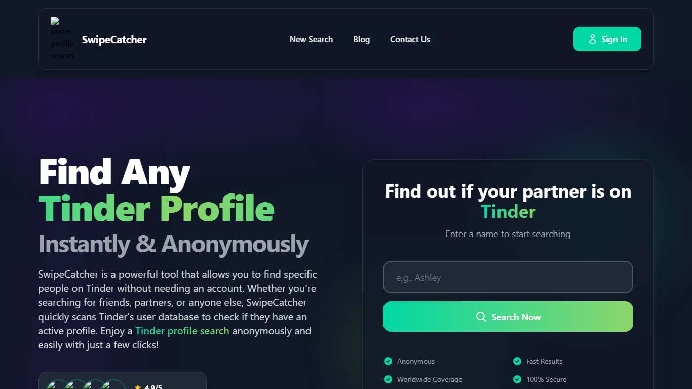 Tinder Profile Search Powerful Tinder Profile Search Engine SwipeCatcher